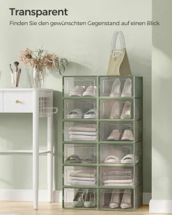 Agnes skoæsker |12 stk. - Grøn