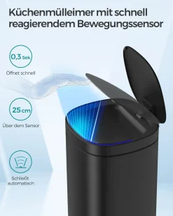 Astrid skraldespand | 50 L - Sort