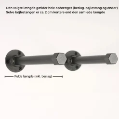 Bøjlestang EBBA sort