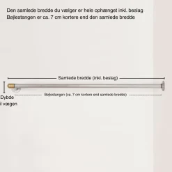 Bøjlestang LIAM sølv
