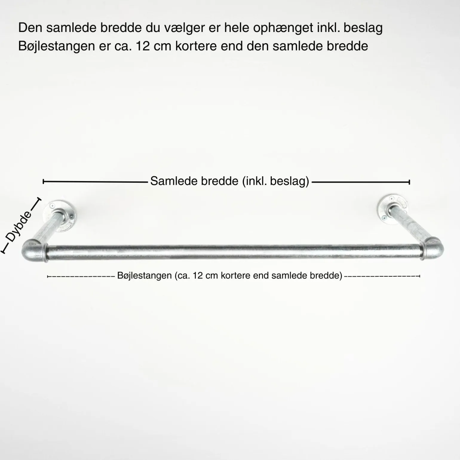 Bøjlestang SARA sølv