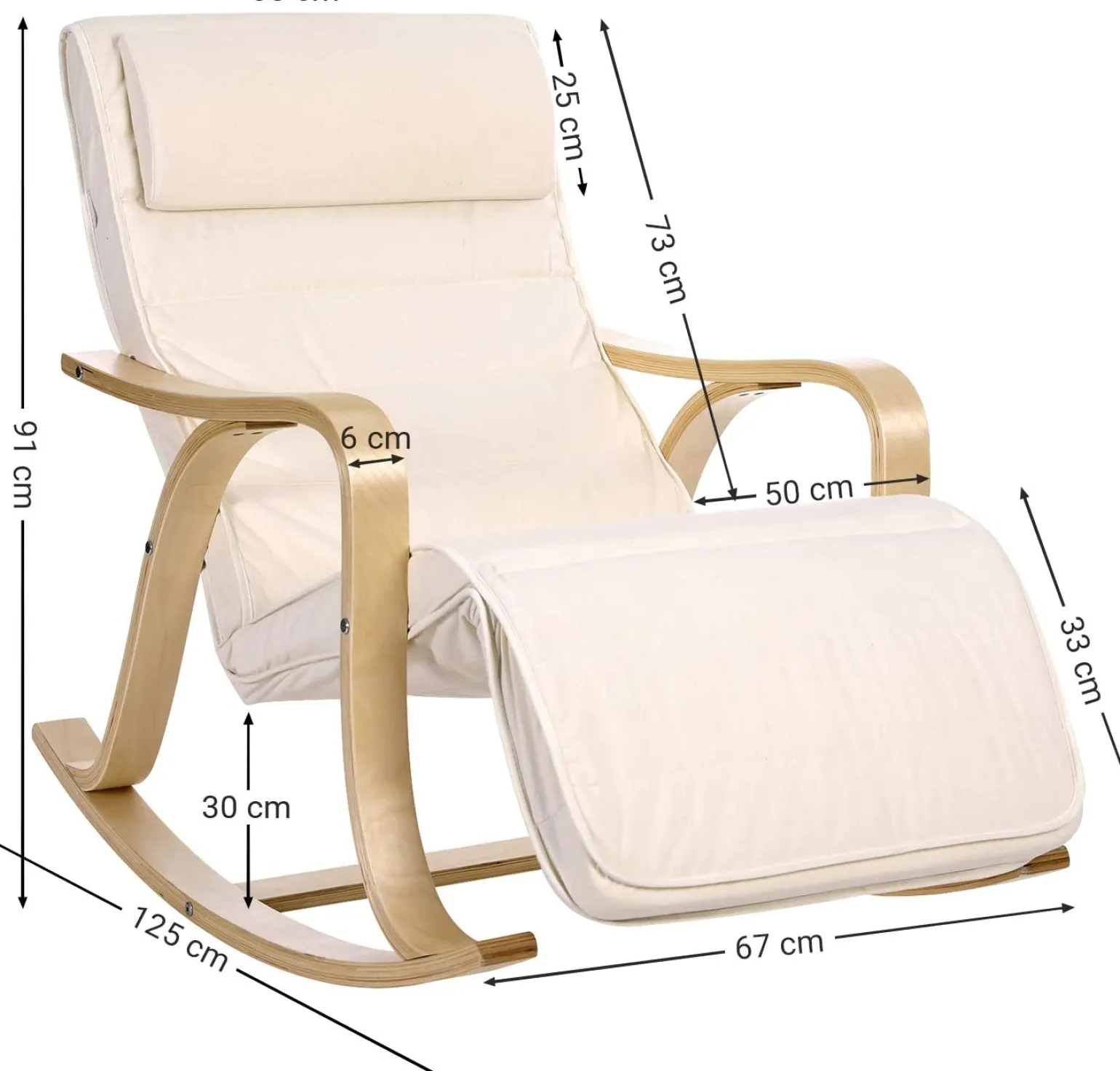 Caroline gyngestol - Beige