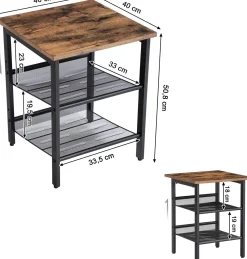 David sengebord/sofabord/sidebord | 2 stk.