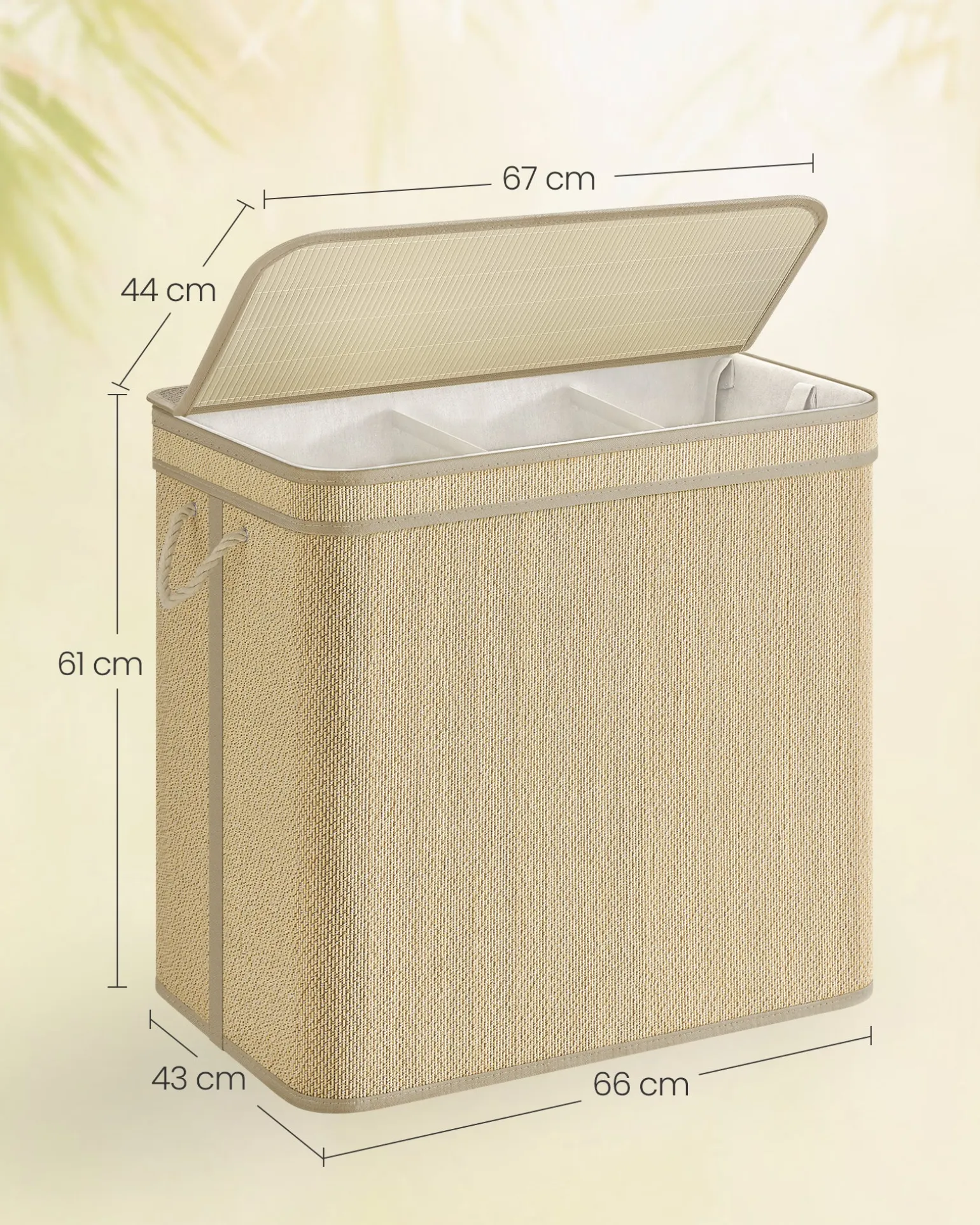 Emil vasketøjskurv - Beige