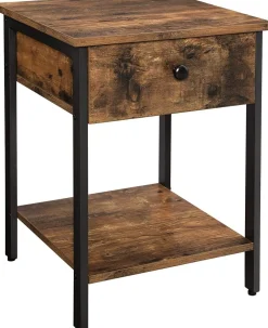 Felix senge- og sidebord - Rustik brun
