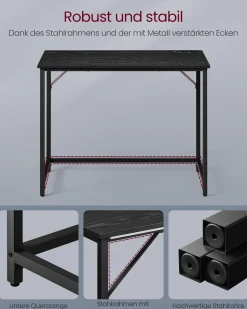 Felix skrivebord - Sort