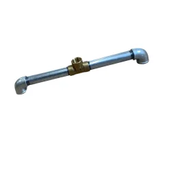 Fod til tøjstativ - galvaniseret 3/4"