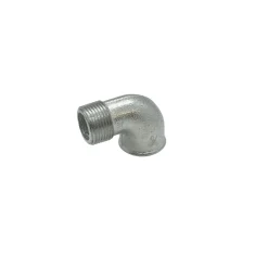 Galvaniseret 90 grader vinkel med muffe/nippel 3/4"