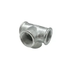 Galvaniseret tee med sideudløb 3/4"