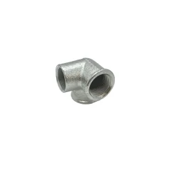 Galvaniseret vinkel med sideudløb 3/4"
