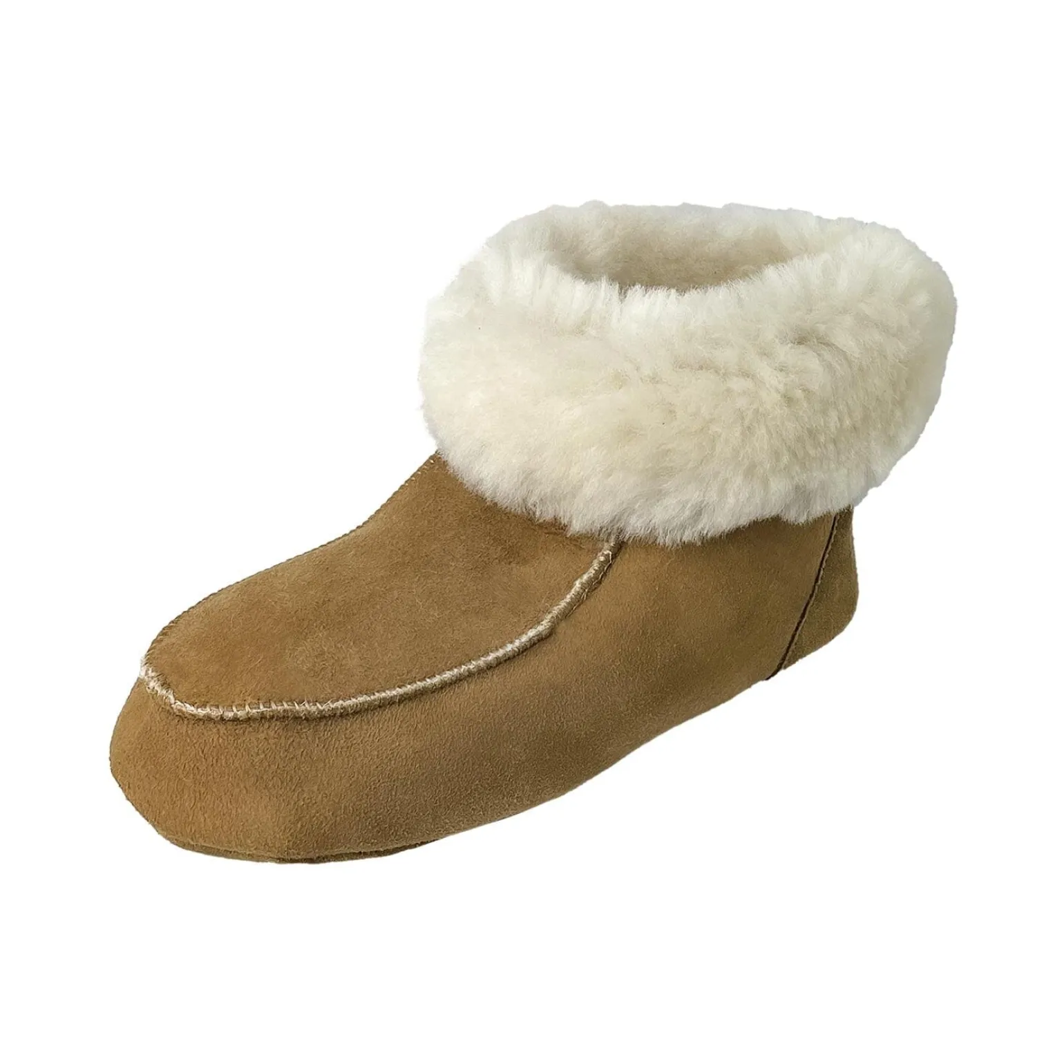 Hjemmesko Ava Brun (høj model uden gummisål)