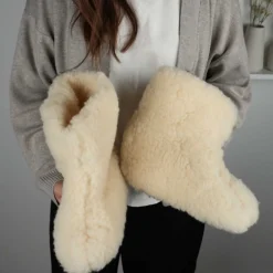 Hjemmesko Frida Hvid (høj model)