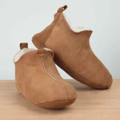 Hjemmesko Lily Brun (lav model uden gummisål)