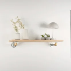 Hylde ELLA sølv med messing (20 cm dybde)
