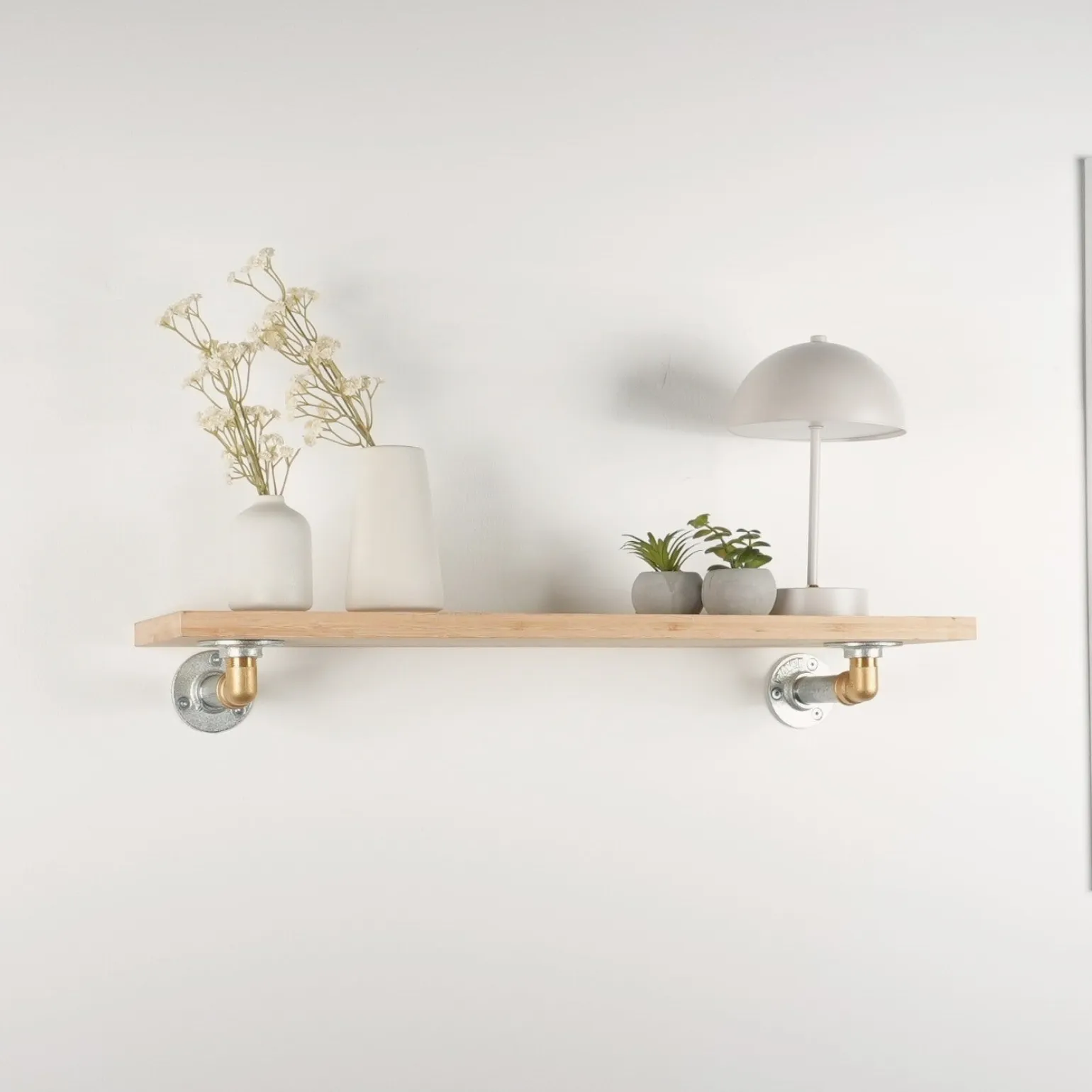 Hylde ELLA sølv med messing (20 cm dybde)