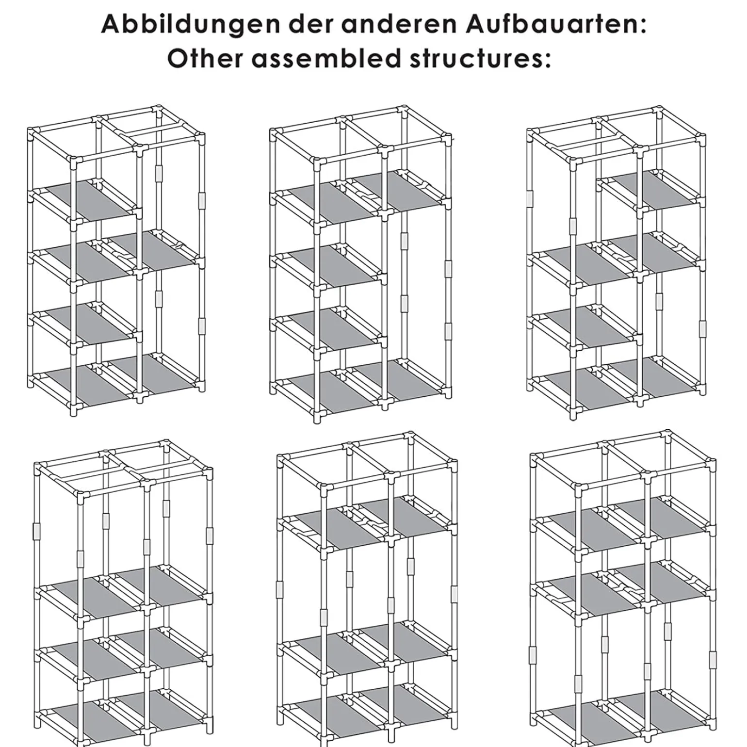 Isabella klæde- og garderobeskab - Sort