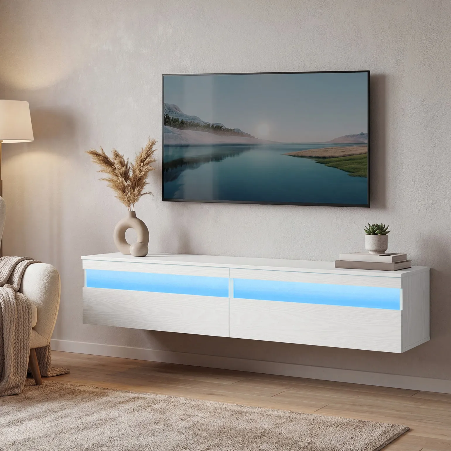 Isla tv-bord med LED lys