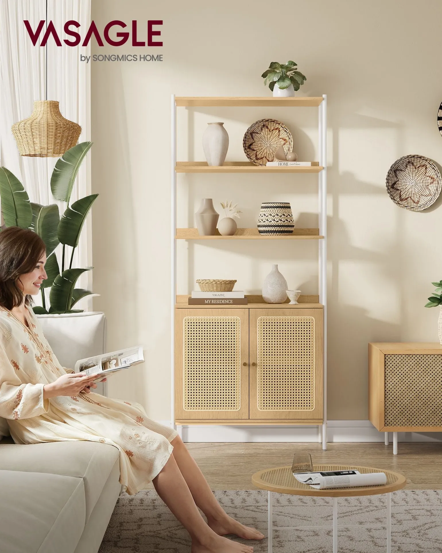 Klara reol - Beige