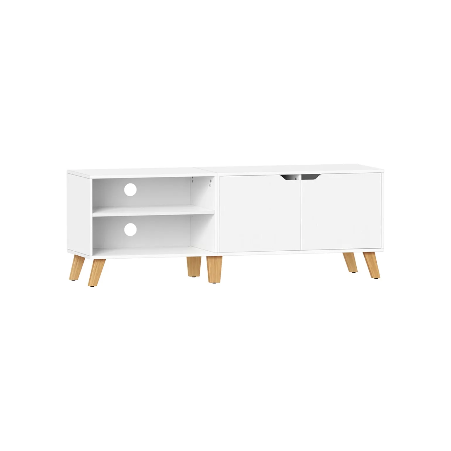 Lionel tv-bord - Hvid