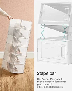 Lisa opbevaringskasser/skoæsker | 8 stk.