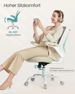 Lissabon skrivebordsstol - Beige