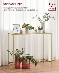 Malthe konsolbord - Guld