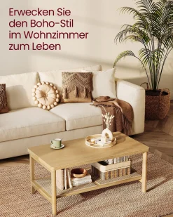 Malthe sofabord - Eg beige