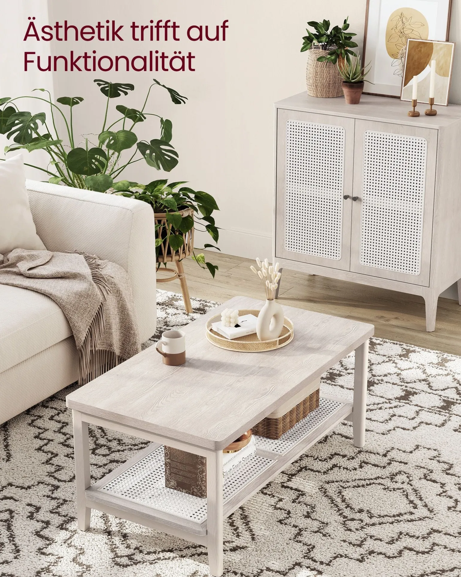 Malthe sofabord - Havre beige