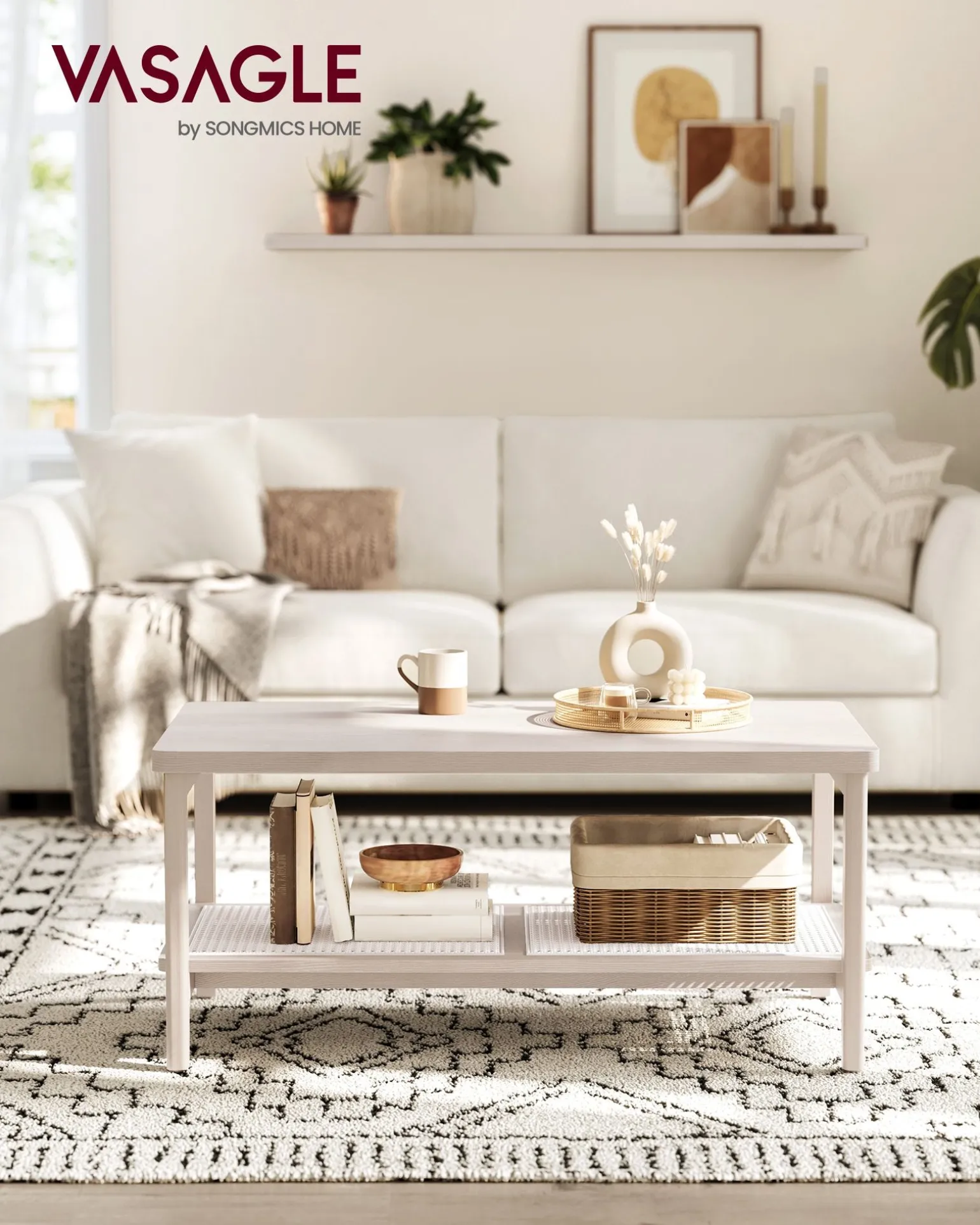 Malthe sofabord - Havre beige
