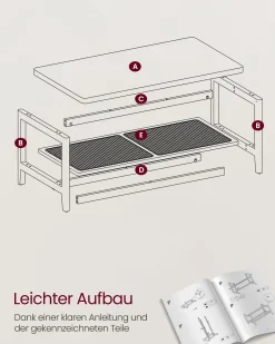 Malthe sofabord - Havre beige