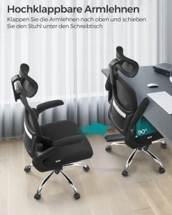 Mathias kontorstol - Sort