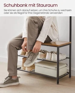 Mia tøjstativ - Brun