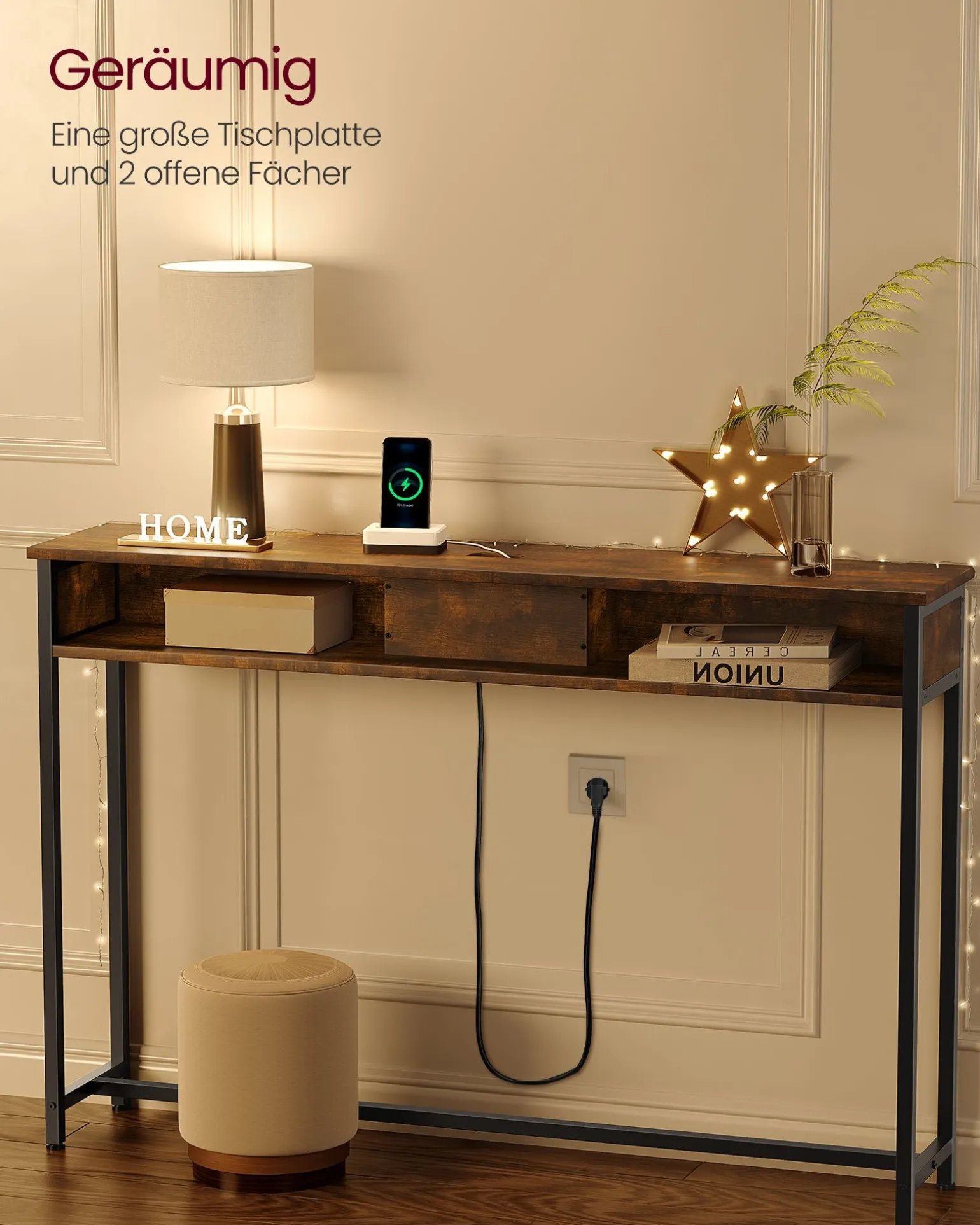 Nina konsolbord - Brun
