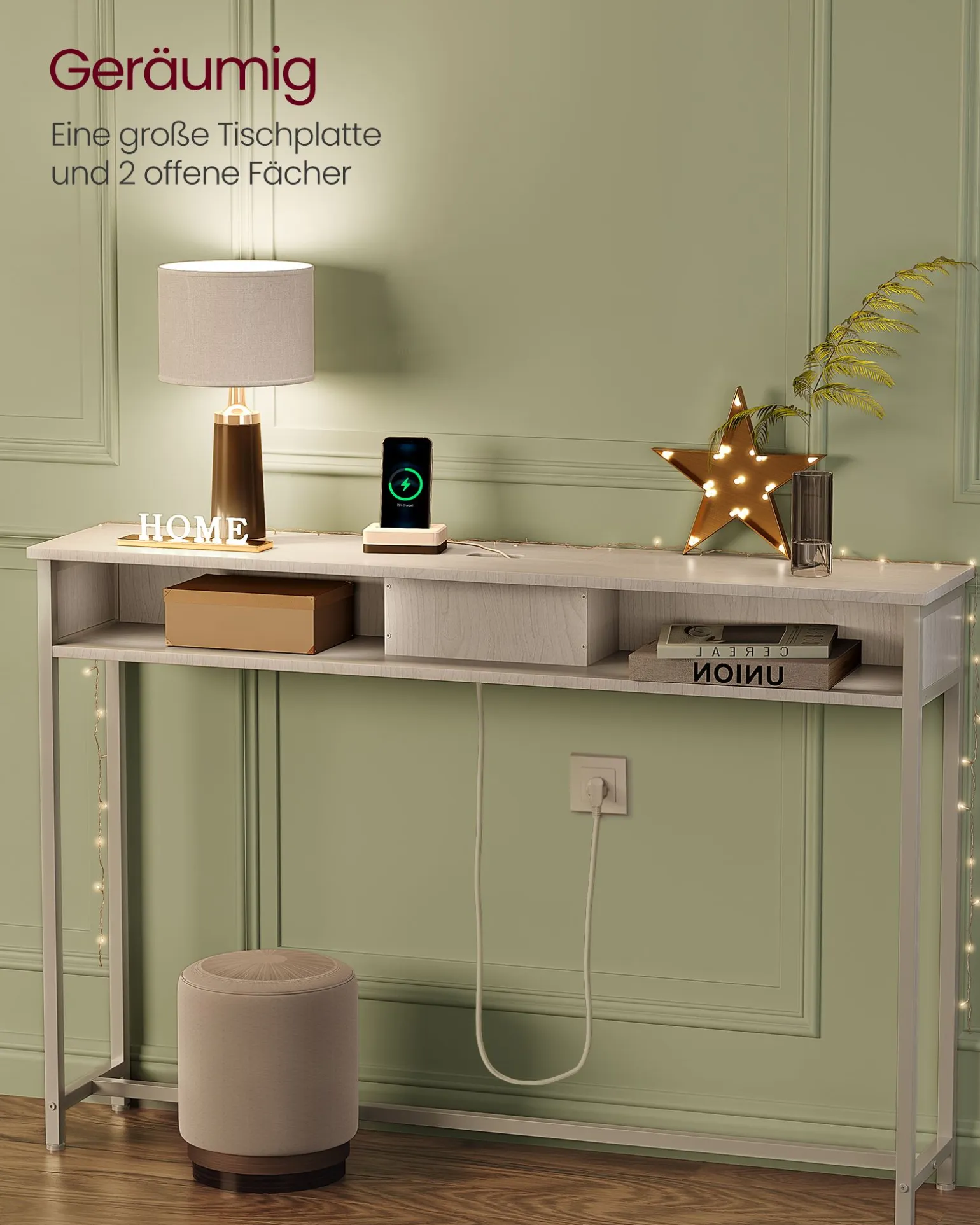 Nina konsolbord - Hvid