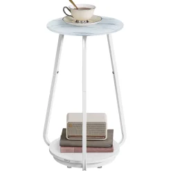 Nora senge- og sidebord - Hvid