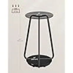 Nora senge- og sidebord - Sort