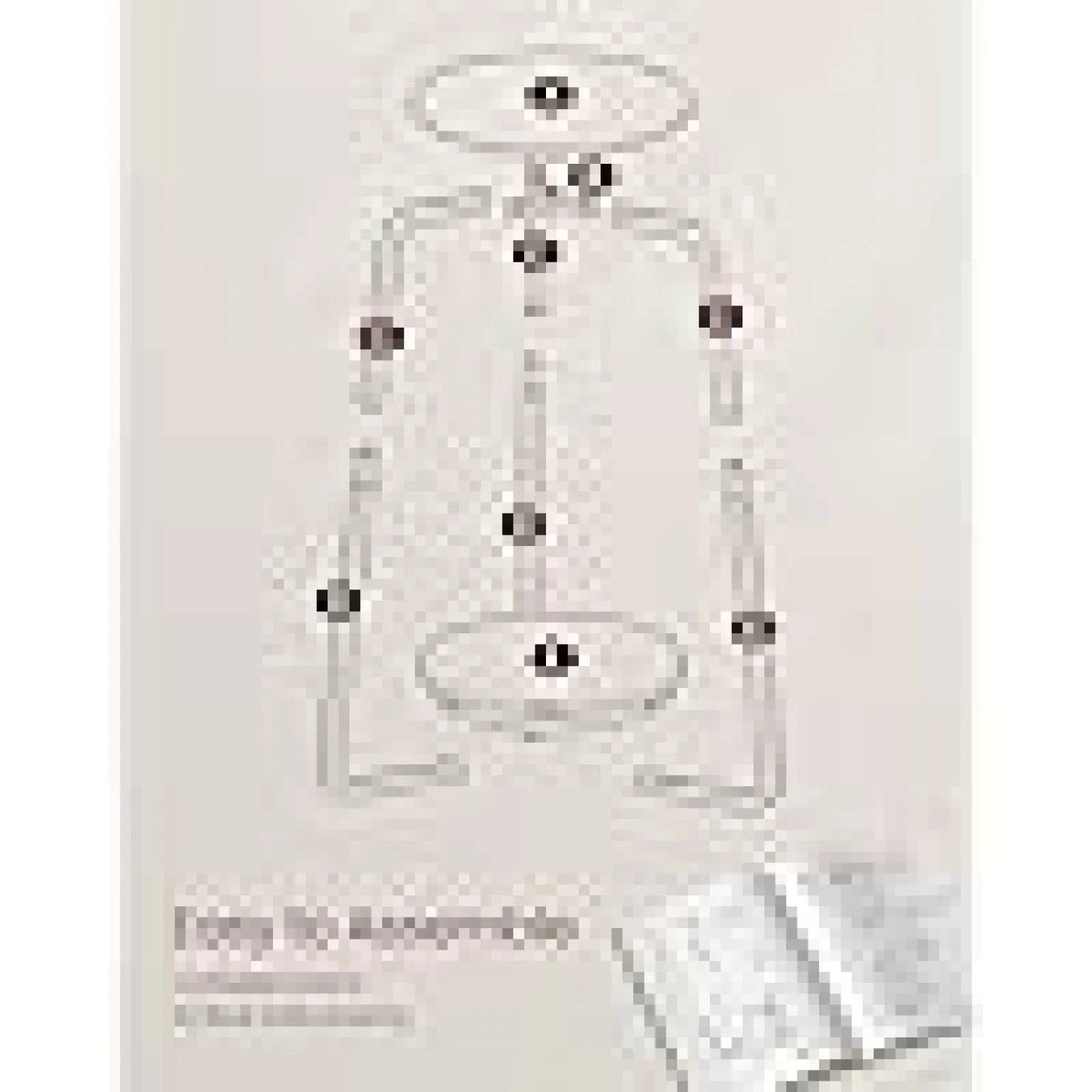 Nora senge- og sidebord - Sort
