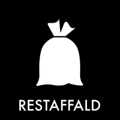 Restaffald - Klistermærke til affaldssortering
