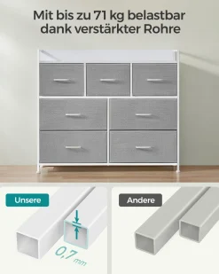 Rom kommode - Grå