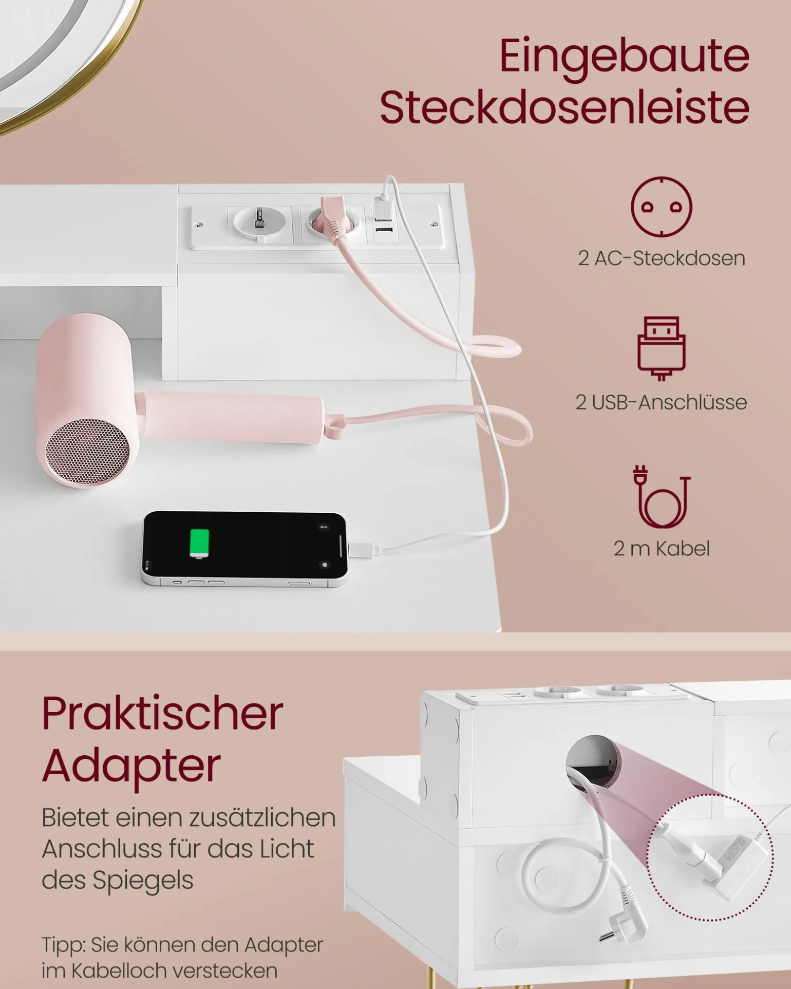 Ronja sminkebord