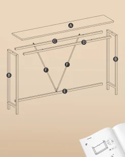 Selma konsolbord - Hvid
