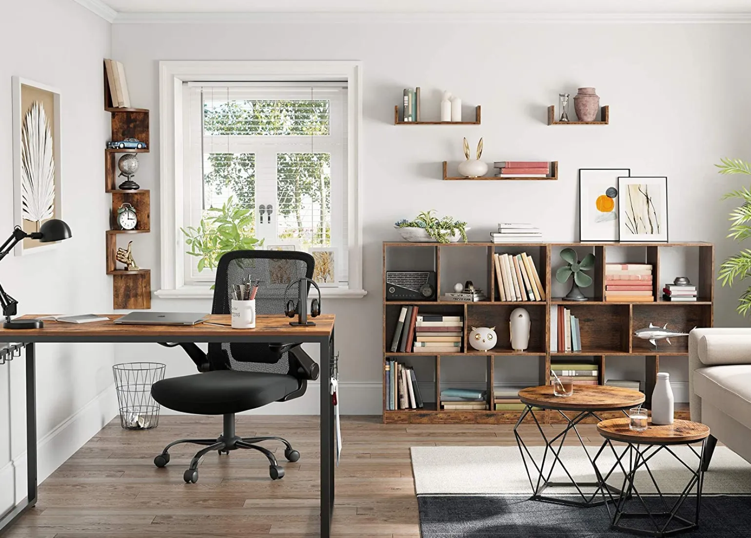 Sofia sengebord/sofabord/sidebord - 2 stk.- Rustik brun