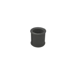 Sort muffe 3/4"
