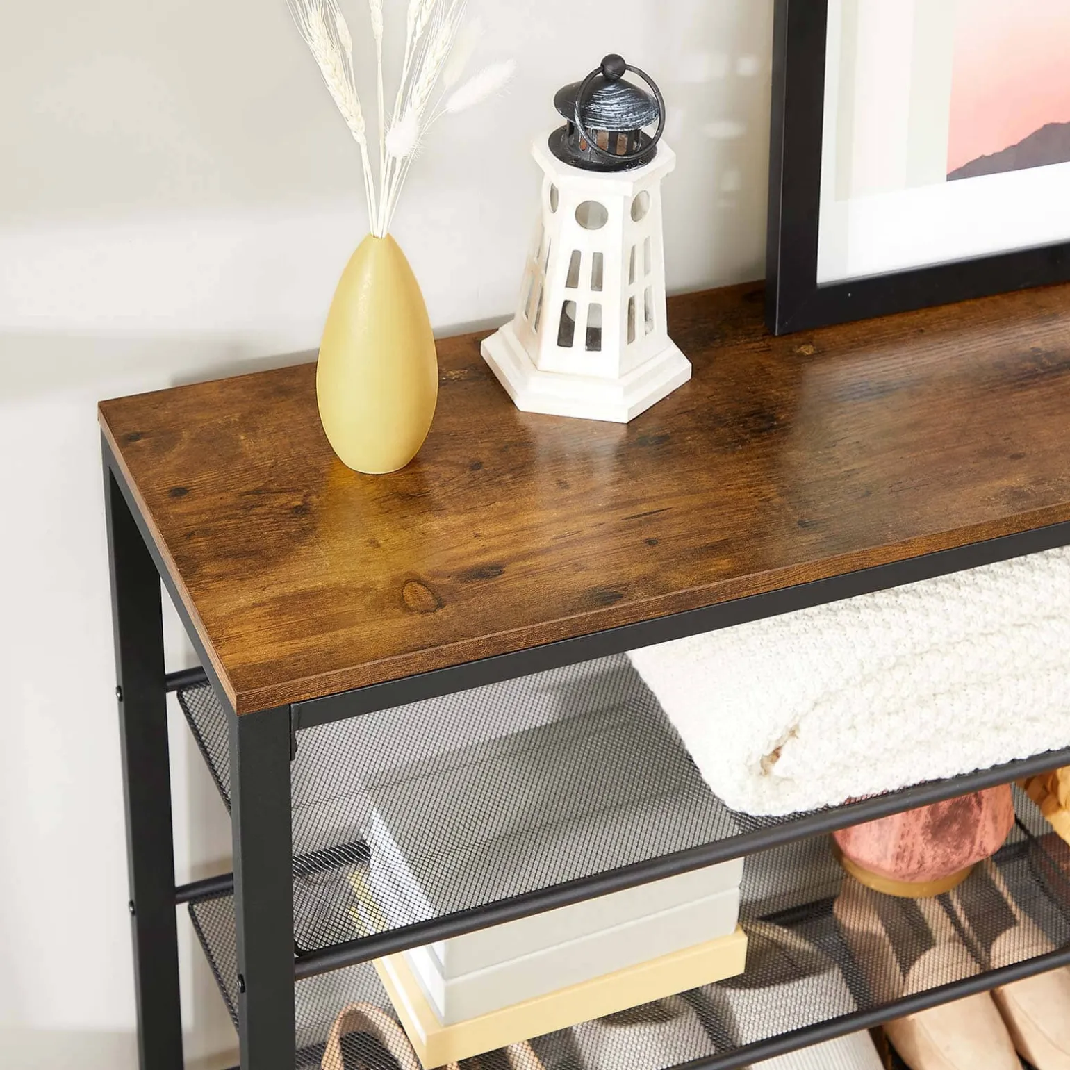 Stockholm konsolbord med hylder