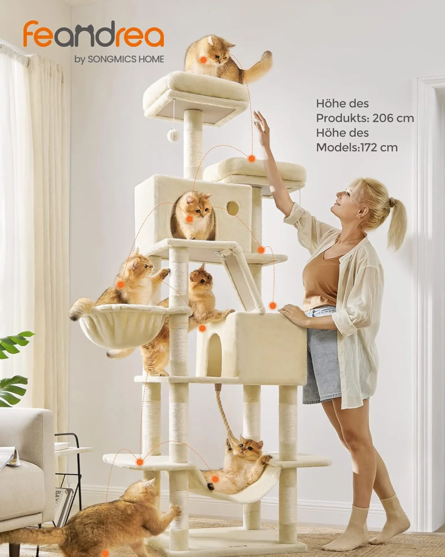 Wien kradsetræ - Beige