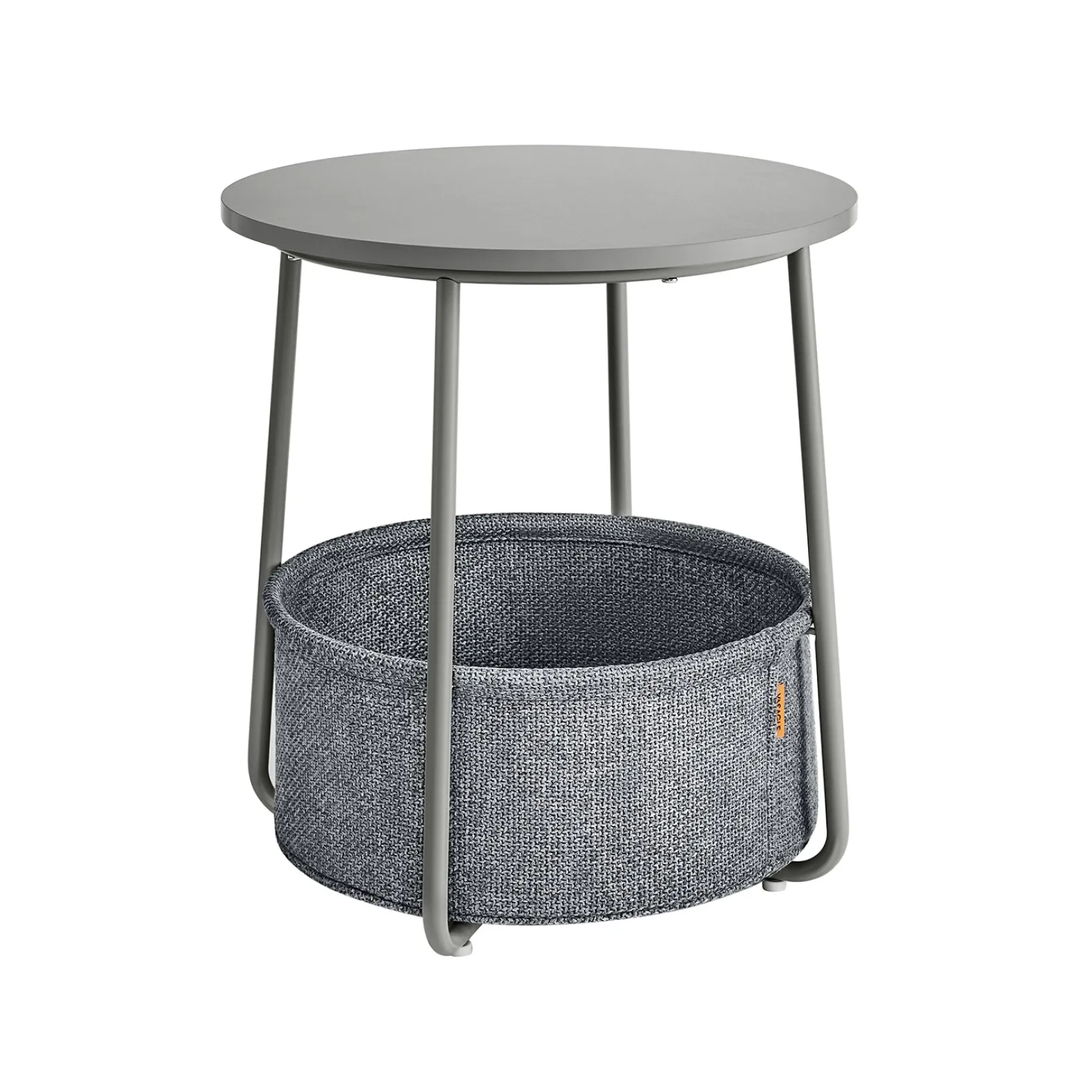 William senge- og sidebord - Grå/grå kurv